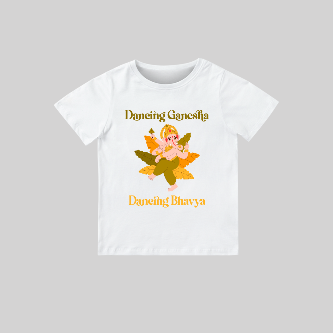 Dancing Ganesha – Personalized Baby T-shirt for Ganesh Chaturthi  Celebrations