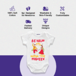 Ae Haloo its garba time praveen Customize Onesie_Romper - Image 4