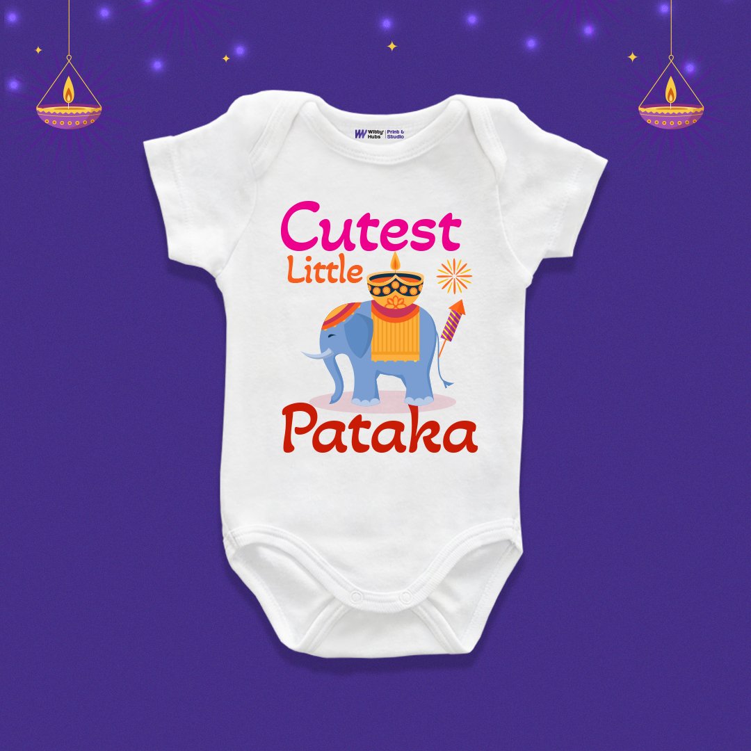 Cuttest little pataka 2 Customize Onesie_Romper Cuttest little pataka _Customize Onesie_Romper - Image 1