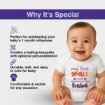 My first diwali with papa and mumma krishna Customize Onesie_Romper - Image 3