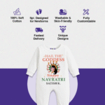 Hail the goddesss_Happy_Navratri Satish – Customize Sleep Suit - Image 4