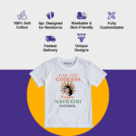 Hail the goddesss_Happy_Navratri Satish_Customize Tshirt - Image 4