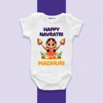 Happy Navratri Madhuri - Customize Romper_Onesie