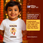 Happy Navratri Shujay Customize Tshirt - Image 2