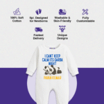 I Can’t keep calm its garba night – Customize Sleep Suit - Image 4