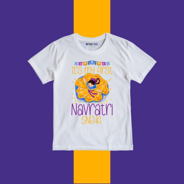 Its my frist navratri sneha Customize Tshirt