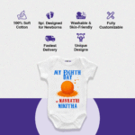 My Eighth Day of Navratri Nikitha Customize Onesie_Romper - Image 4