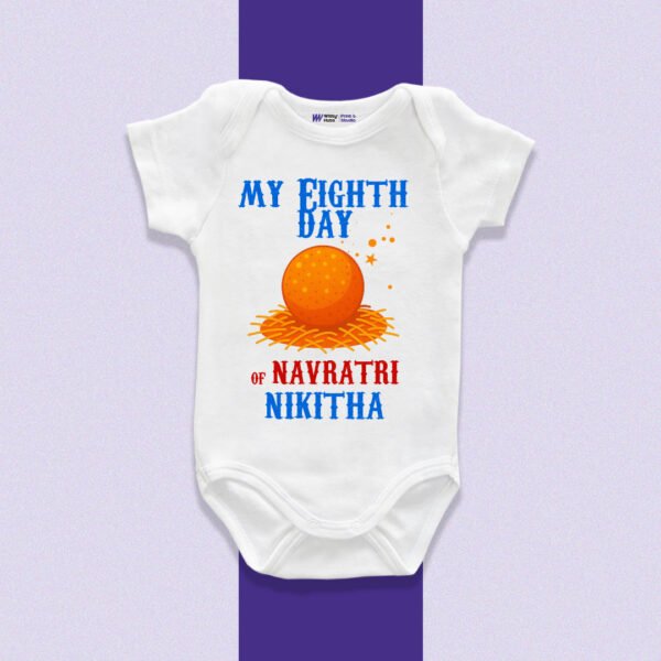 My Eighth Day of Navratri Nikitha Customize Onesie_Romper