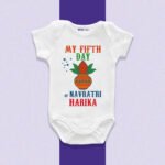My Fifth Day of Navratri Harika Customize Onesie_Romper