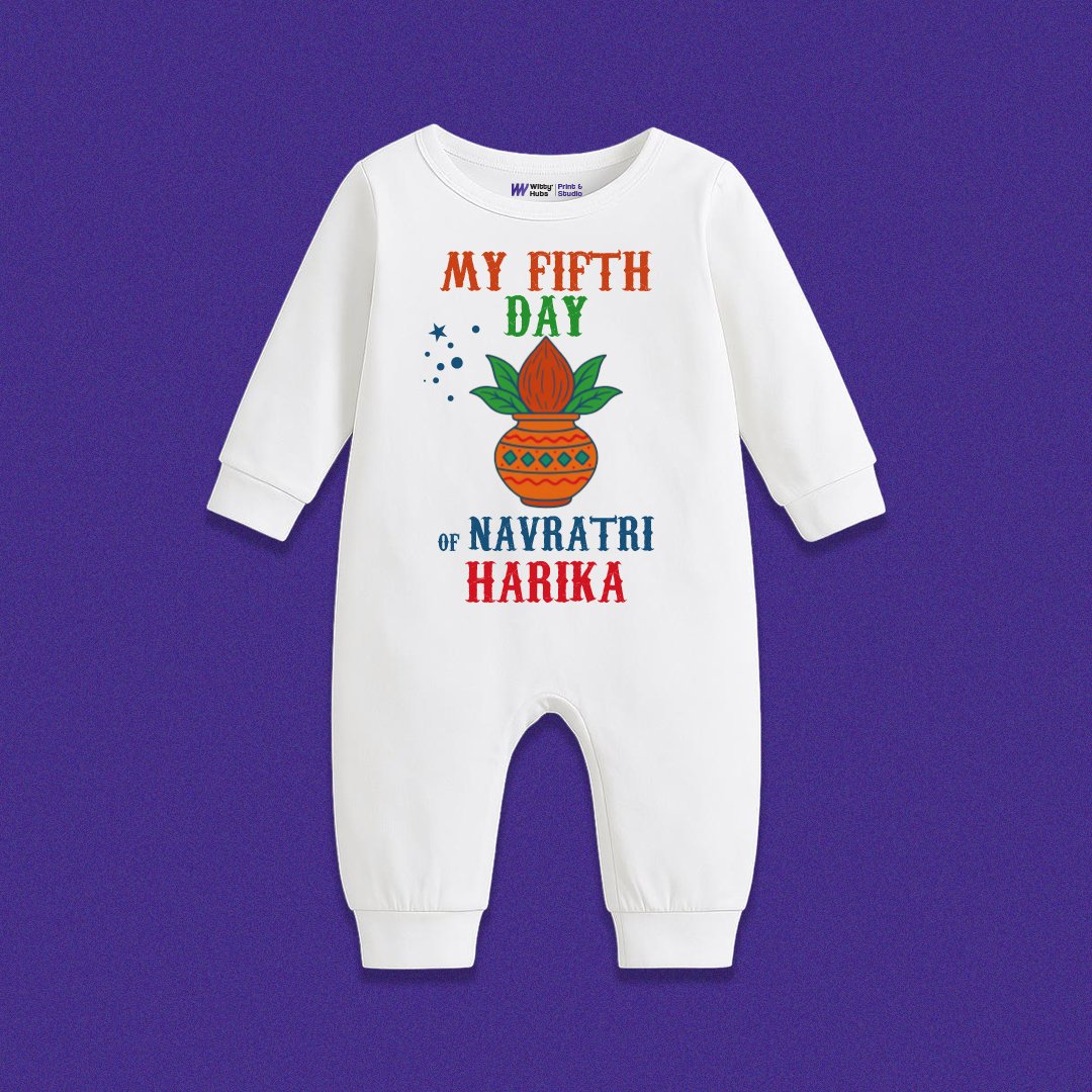 My Fifth Day of Navratri Harika Customize Sleep Suit My Fifth Day of Navratri Harika – Customize Sleep Suit - Image 1