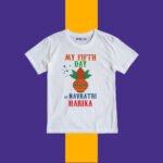 My Fifth Day of Navratri Harika Customize Tshirt
