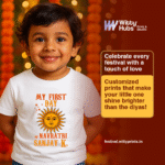 My First Day of Navratri Sanjay K Customize Tshirt - Image 2