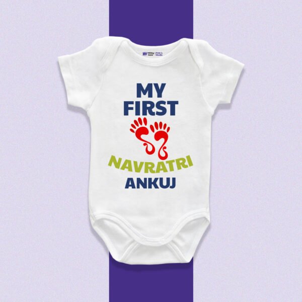 My First Navratri Ankuj Customize Romper_Onesie