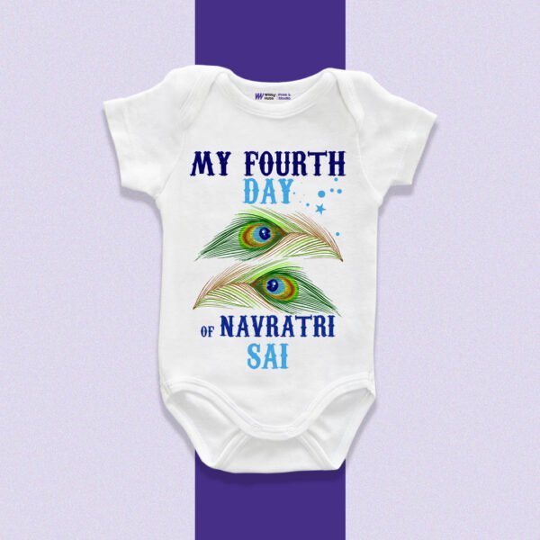 My Fourth Day of Navratri Sai Customize Onesie_Romper