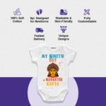 My Nineth Day of Navratri Kavya Customize Onesie_Romper - Image 4