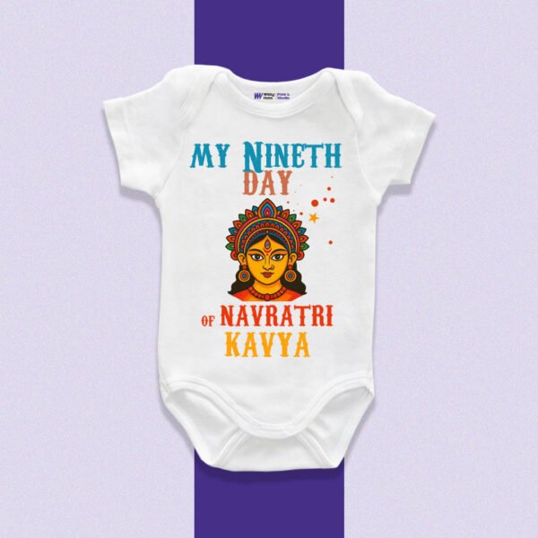 My Nineth Day of Navratri Kavya Customize Onesie_Romper