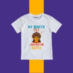 My Nineth Day of Navratri Kavya Customize Tshirt