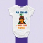 My Second Day of Navratri Anand Customize Onesie_Romper