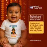My Second Day of Navratri Anand Customize Onesie_Romper - Image 2