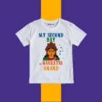 My Second Day of Navratri Anand Customize Tshirt