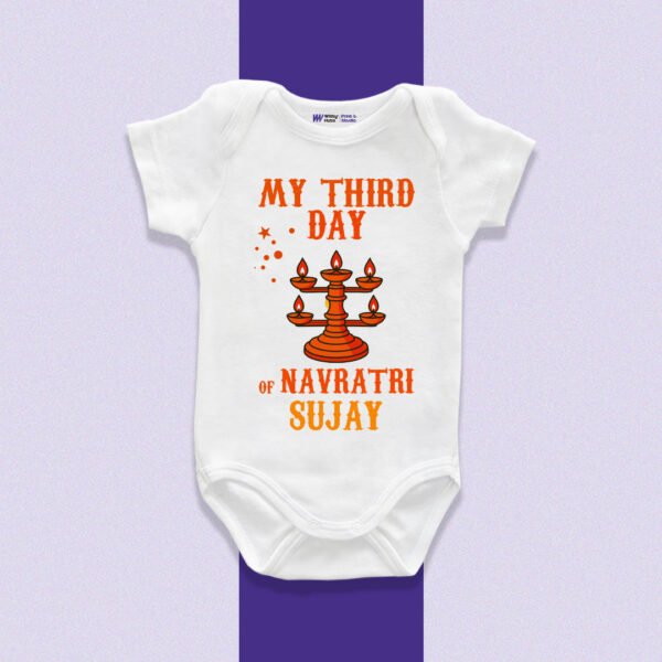 My Third Day of Navratri Sujay Customize Onesie_Romper