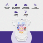 My first navratri Vijay Customize Onesie_Romper - Image 4