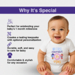 My first navratri Vijay Customize Onesie_Romper - Image 3