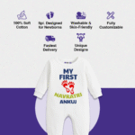 My First Navratri Ankuj – Customize Sleep Suit - Image 4