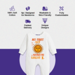 My First Day of Navratri Sanjay K – Customize Sleep Suit - Image 4