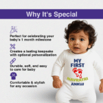 My First Navratri Ankuj – Customize Sleep Suit - Image 3