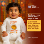 My First Day of Navratri Sanjay K – Customize Sleep Suit - Image 2