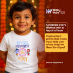 My first navratri Vijay Customize Tshirt - Image 2