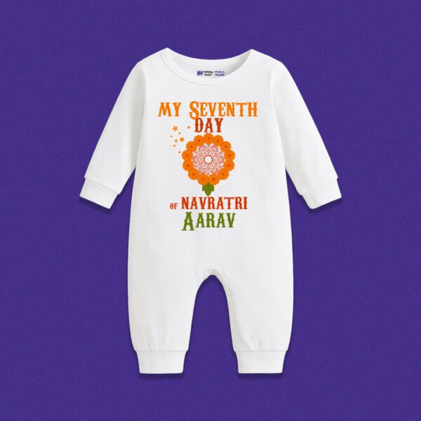 My seventh Day of Navratri Aarav – Customize Sleep Suit