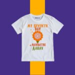 My seventh Day of Navratri Aarav Customize Tshirt