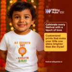 My seventh Day of Navratri Aarav Customize Tshirt - Image 2