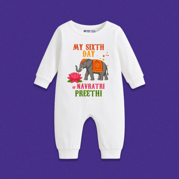 My sixth Day of Navratri Preethi – Customize Sleep Suit