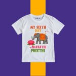 My sixth Day of Navratri preethi Customize Tshirt