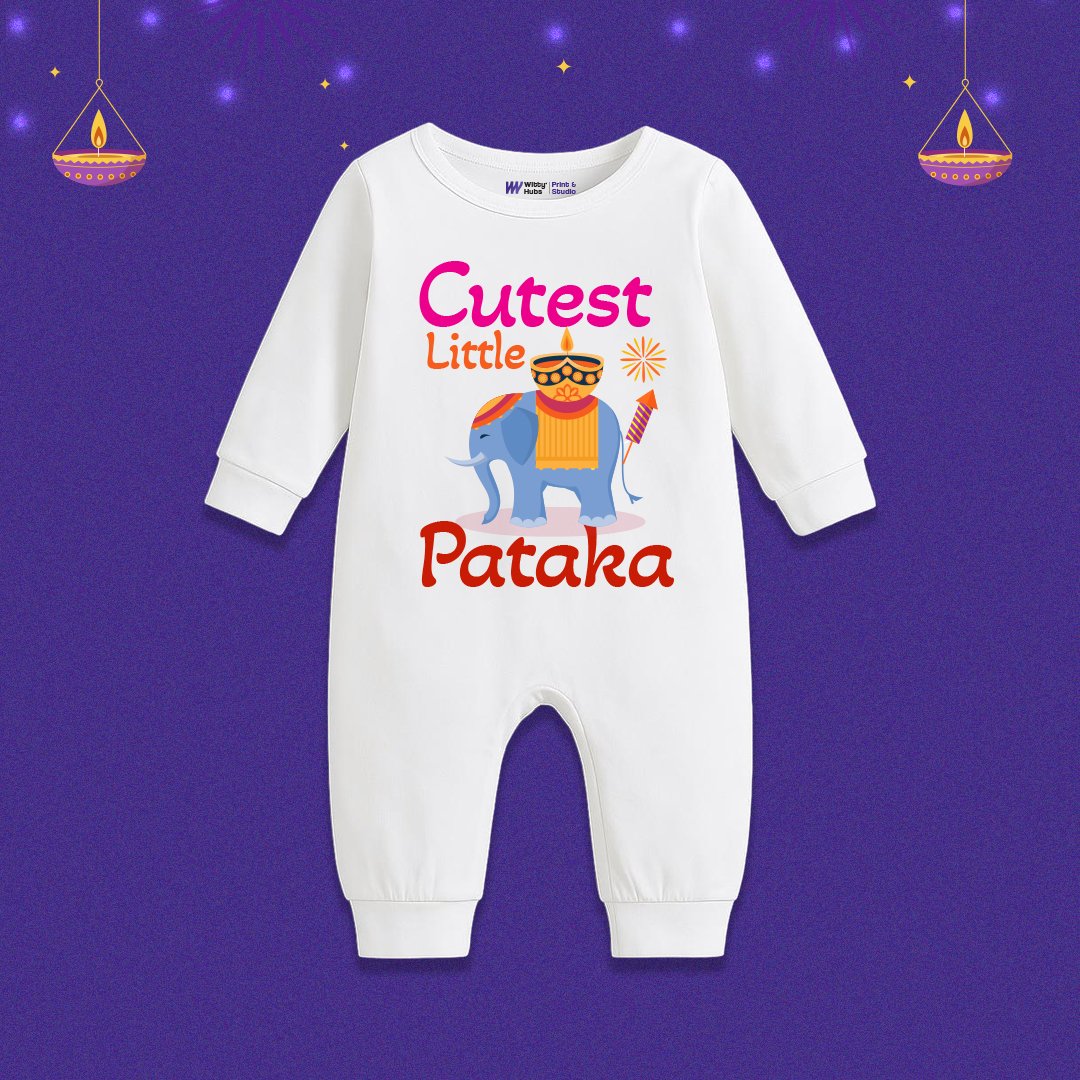 Cuttest Little Pataka 2 Customize Sleep Suit Cuttest Little Pataka Customize romper - Image 1