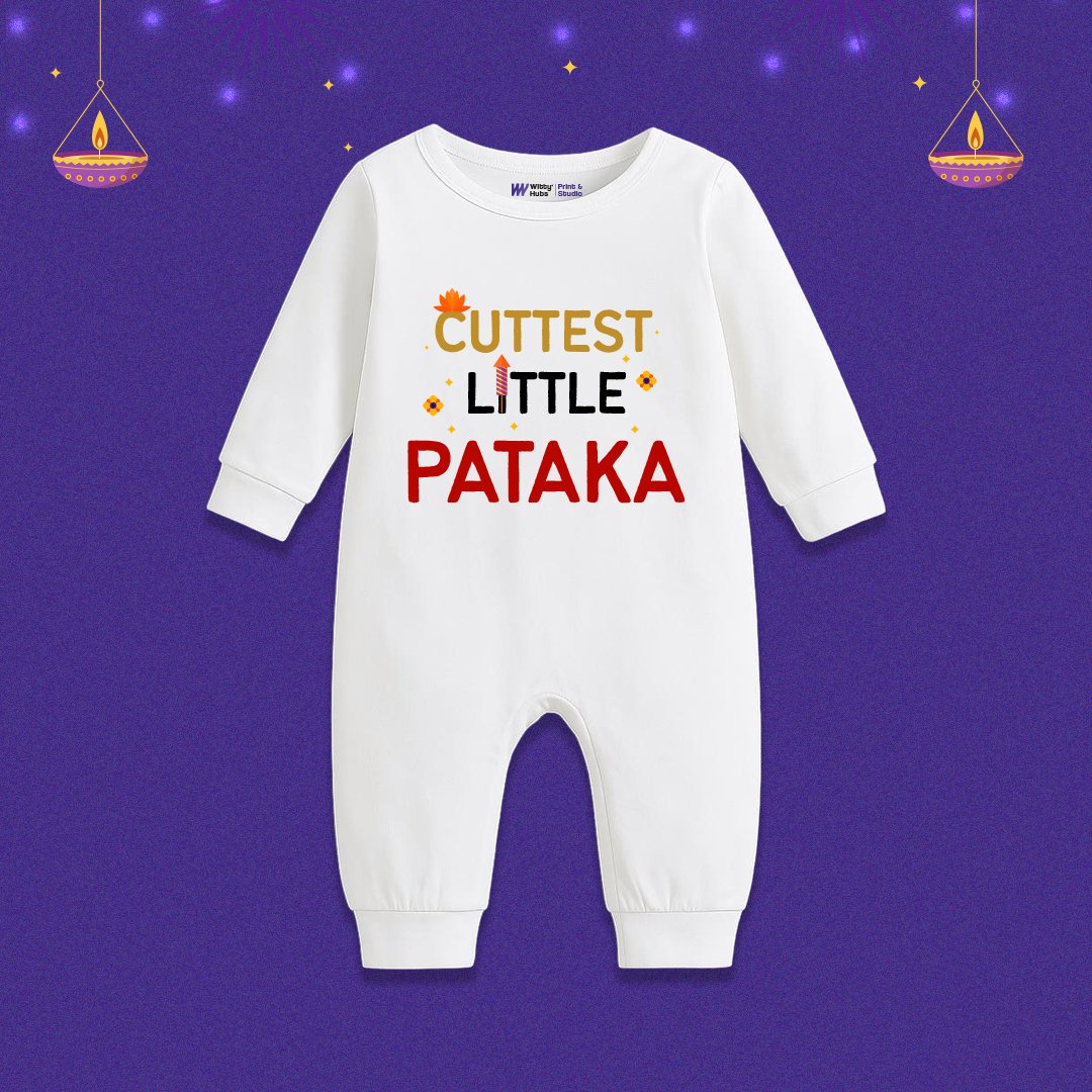 Cuttest Little Pataka Customize Sleep Suit Cuttest Little Pataka Customize romper - Image 1