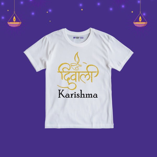 Happy Deepawali Customize karishma T-Shirt