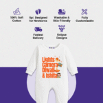 Lights Camera Diwali And Ishita Customize romper - Image 4