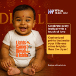Lights Camera Diwali and Ishita Customize Onesie_Romper - Image 2
