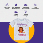 Little Deepam Of The House harika  Customize T-Shirt - Image 4