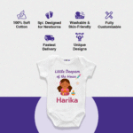 Little Deepam of the house harika customize onesie_romper - Image 4