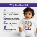 Little Pataka On First Diwali venkat Customize romper - Image 3