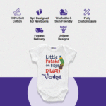 Little Pataka on first diwali venkat Customize Onesie_Romper - Image 4