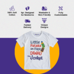 Little Pataka On First Diwali venkat Customize T-Shirt - Image 4