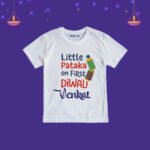 Little Pataka On First Diwali venkat Customize T-Shirt