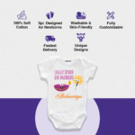 Little Spark Big Dhamaka Aishwarya Customize Onesie_Romper - Image 4