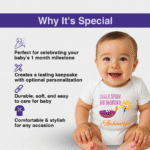 Little Spark Big Dhamaka Aishwarya Customize Onesie_Romper - Image 3